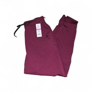 Womens POP Fit Maroon Jogger Style Leggings, Large, NWT!!!